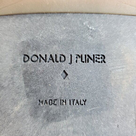 Donald Pliner Mens Lelio Bit Loafers Size 11 Brown Leather Slip On Almond Toe - Picture 8 of 13